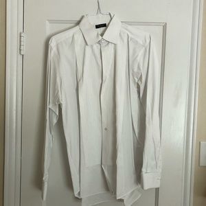 Ike Behar White Tux Shirt Size 16-35